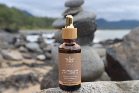 Ashwagandha Body Massage Oil 50ml - Holy Sanity