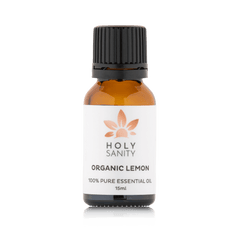 Organic Lemon Essential Oil (15ml) - Holy Sanity