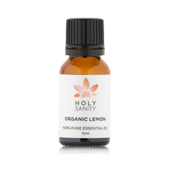Organic Lemon Essential Oil (15ml) - Holy Sanity 